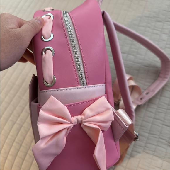 Loungefly Pink Cinderella Disney Mini Backpack - Picture 3 of 4